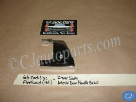 OEM 1965 1966 Cadillac Fleetwood Deville LEFT DRIVER SIDE FRONT INTERIOR DOOR HANDLE BEZEL TRIM #4489745